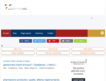 Tablet Screenshot of marocrecherche.com
